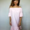 Šaty Frill pudrové 02