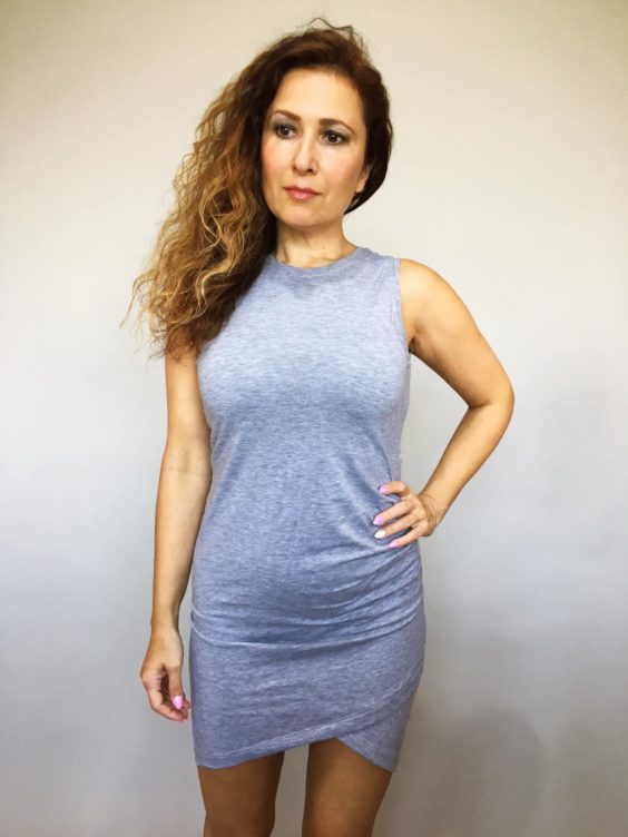 Šaty Lindsay šedé 02